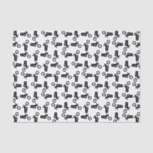 Chopper Mania Print Pattern Seidenpapier