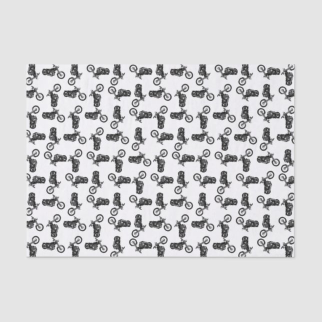Chopper Mania Print Pattern Seidenpapier (Vorderseite)