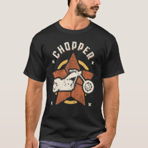 Chopper Motorrad Vintag Retro Classic T-Shirt
