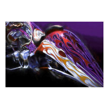 CHOPPER-MOTORRADSCHWANZ EINES DRAGONS