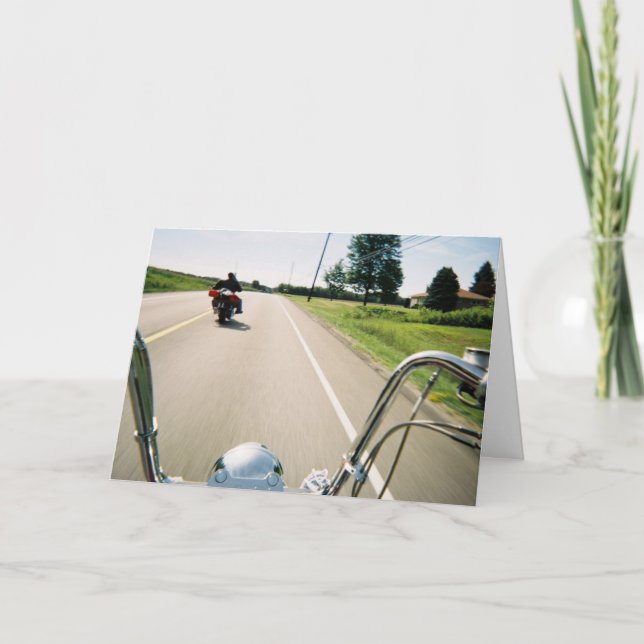 Chopper Rider Grußkarte Karte (Vorderseite)