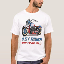 Chopper-US Flagge für leichte Motorräder T-Shirt