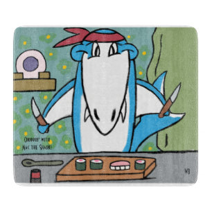 Choppin' with Mac the Shark Schneidebrett