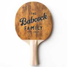 Chopping Block Retro Family Name & Year