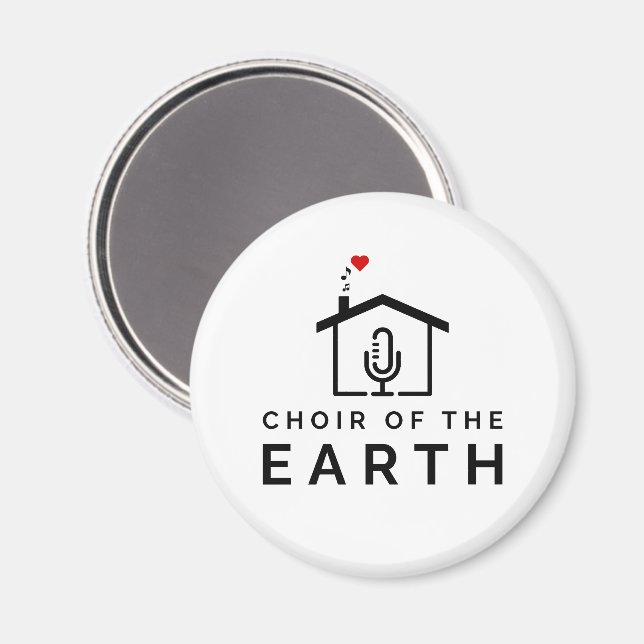 Chor des Earth-Logos - Kühlschrank Magnet (Vorderseite/Rückseite)