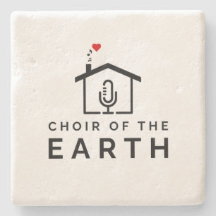 Chor des Earth-Logos - Steinuntersetzer