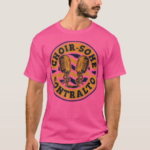 Chor-Manche Contralto Opera House Tenor Sängerin O T-Shirt