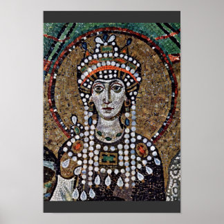 Chor Mosaics in San Vitale in Ravenna, Szene: Empi Poster