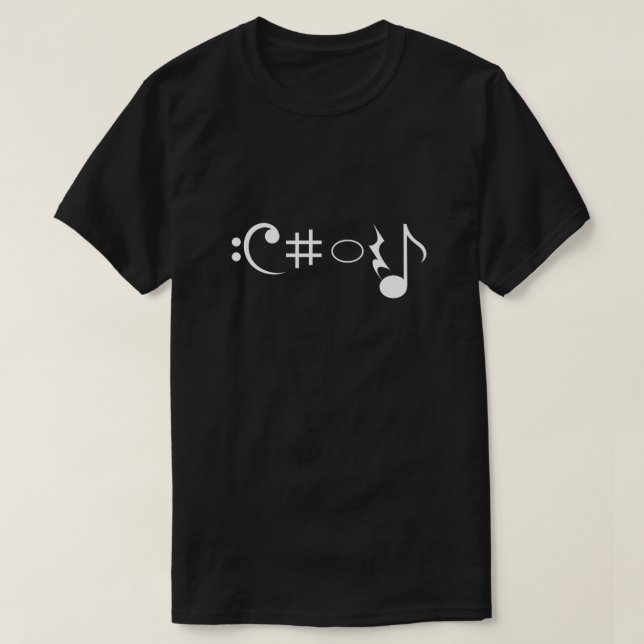 Chor Musiknotens Singer Gesang Musikergeschenk T-Shirt (Design vorne)