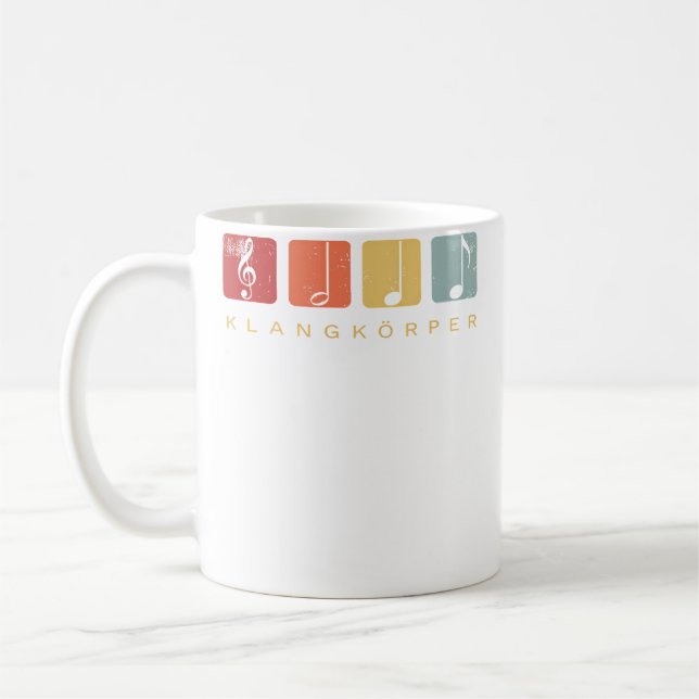 Chor Orchester Noten Kaffeetasse (Links)