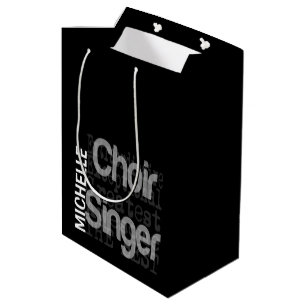 Chor Singer Extraordinaire CUSTOM Mittlere Geschenktüte