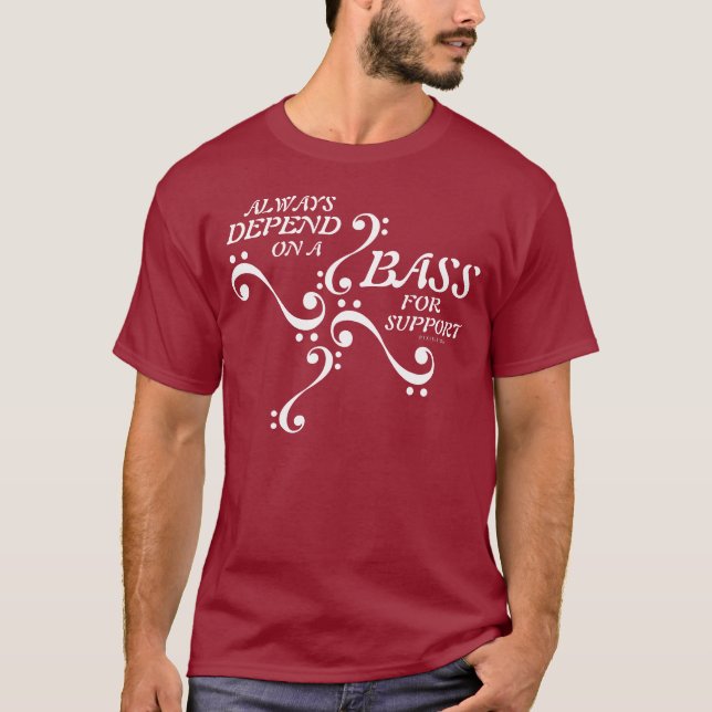 Chor-T - Shirt-Baß für Unterstützung 12 T-Shirt (Vorderseite)