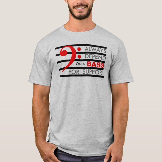 Chor-T - Shirt-Baß für Unterstützung 8 T-Shirt (Vorderseite)