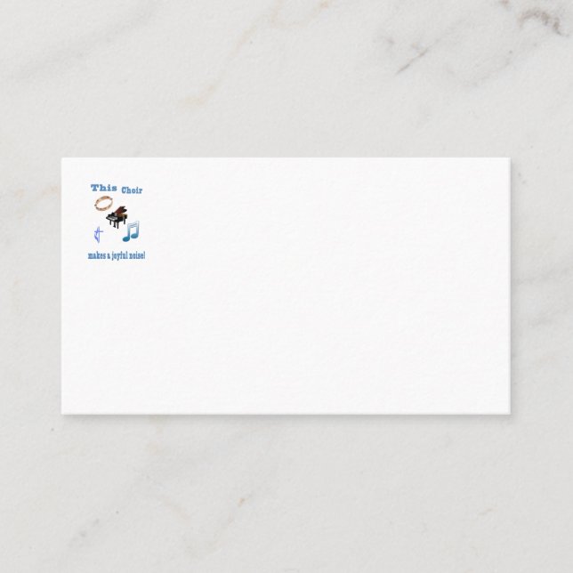 Chor Visitenkarte (Vorderseite)