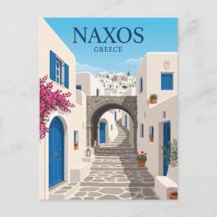 Chora Naxos Altstadt Griechenland Postkarte