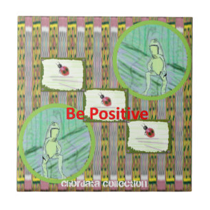 Chordata Sammlungs-Frösche und Marienkäfer Trivets Fliese