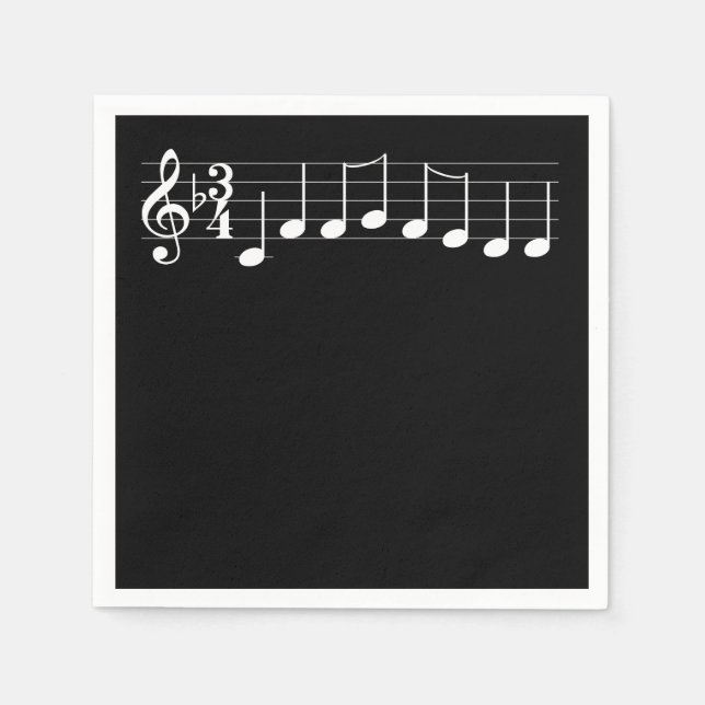 Chords Wir wünschen Ihnen frohe Weihnachts-Musikno Serviette (Vorderseite)
