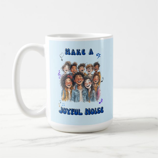 Chöre Fröhlicher Lärm Kaffeetasse (Links)