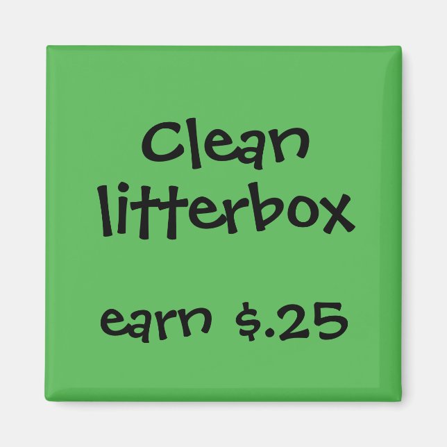 Chore Rewards für Kinder Magnet (Vorne)