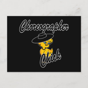 Choreograf Chick #4 Postkarte