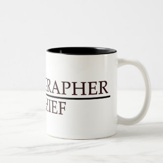 Choreograf im Leiter Zweifarbige Tasse