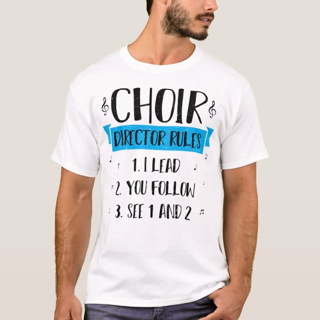 Choreograf-Regeln - Musiker T-Shirt (Vorderseite)