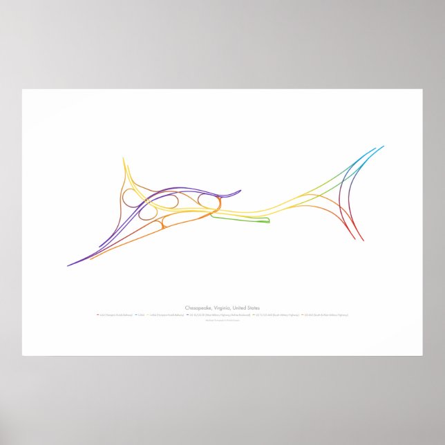 Choreografie des Austauschs: Chesapeake, VA, US 1 Poster (Vorne)