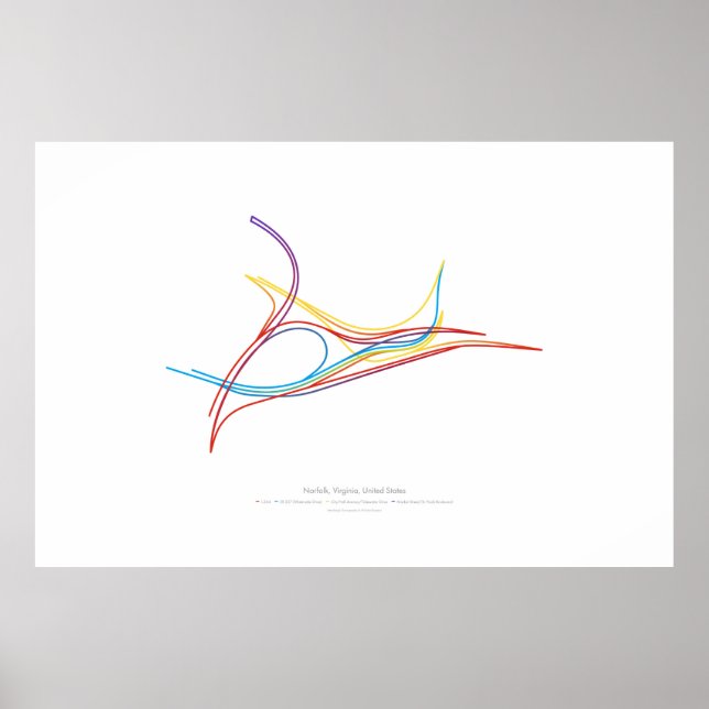 Choreografie des Austauschs: Norfolk, VA, US 2 Poster (Vorne)