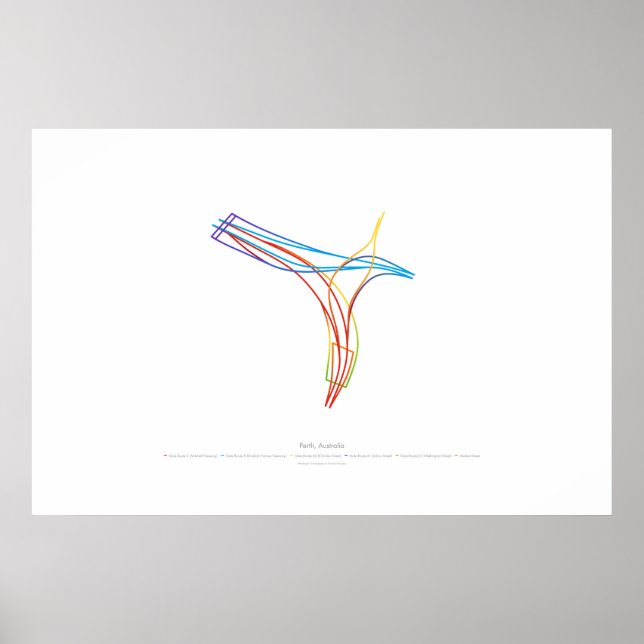 Choreografie des Austauschs: Perth, Australien 1 v Poster (Vorne)
