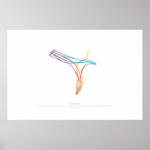 Choreografie des Austauschs: Perth, Australien 1 v Poster