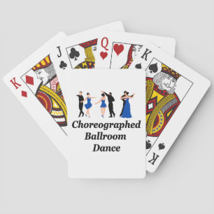 Choreografierte Standardtanz-Spielkarten Spielkarten