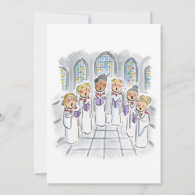 Chorist Einladung (Vorderseite)