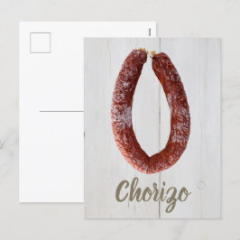 Chorizo Sausage Feiertagspostkarte