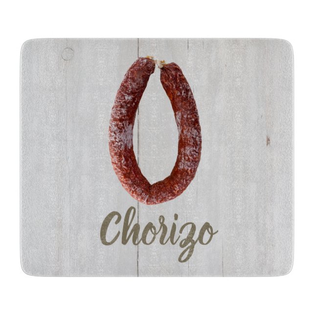 Chorizo Sausage Schneidebrett (Vorderseite)