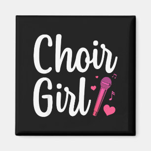 Chorkunst für Mädchen Frauen Chorgesang Chor Show Magnet