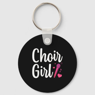 Chorkunst für Mädchen Frauen Chorgesang Chor Show Schlüsselanhänger