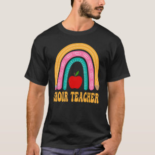 Chorlehrer Rainbow-Stift zurück zur Schule T-Shirt