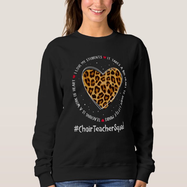 Chorlehrer Squad Admin Bewertung Woche Back T Sweatshirt (Vorderseite)