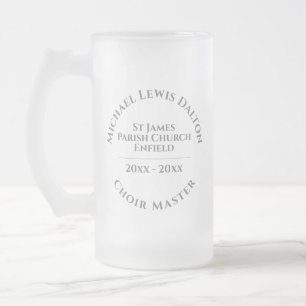 Chorleiter Mattglas Bierglas