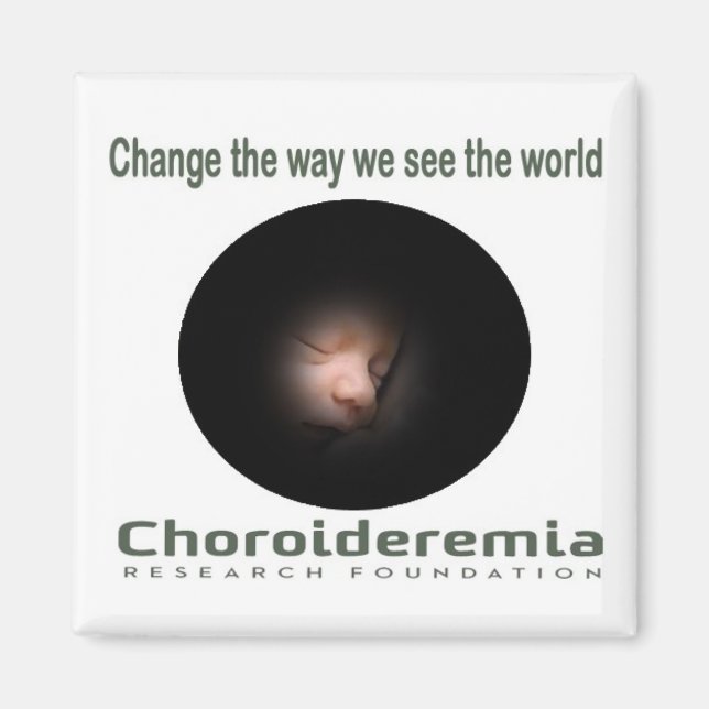 Choroiderämie Verändern Sie die Welt - Magnet (Vorne)