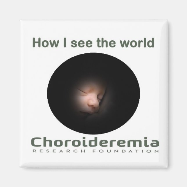 Choroiderämie Wie ich die Welt sehe - Magnet (Vorne)