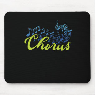 Chorus Choir Notes Leiter Chormusik Geschenk Mousepad