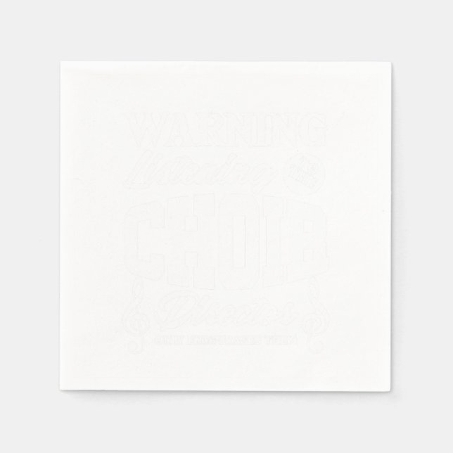 Chorus Chorus Chormusik Sängergeschenk Serviette (Vorderseite)