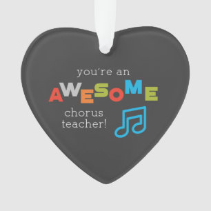 Chorus Enseignant Appréciation Day Notes, Awesome