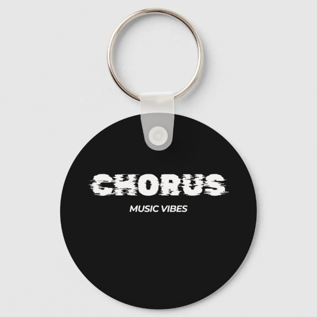 Chorus - Music Vibes Schlüsselanhänger (Vorderseite)