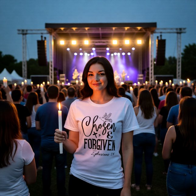 Chosen & Forgiven Ephesians 1:4 Identity Tri-Blend Shirt (Von Creator hochgeladen)