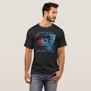 Choses de l'œil quantique hommes T-shirt noir
