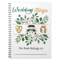 CHOSES mariages CARNET SPIRAL
