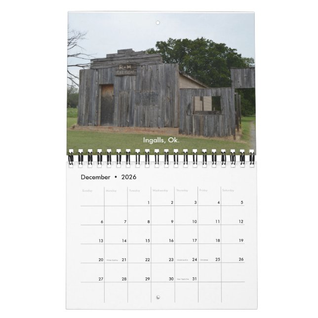Choses oubliées Calendrier 2017 (Dec 2026)