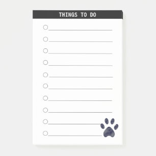 Choses personnalisées à faire et Post-it avec patt